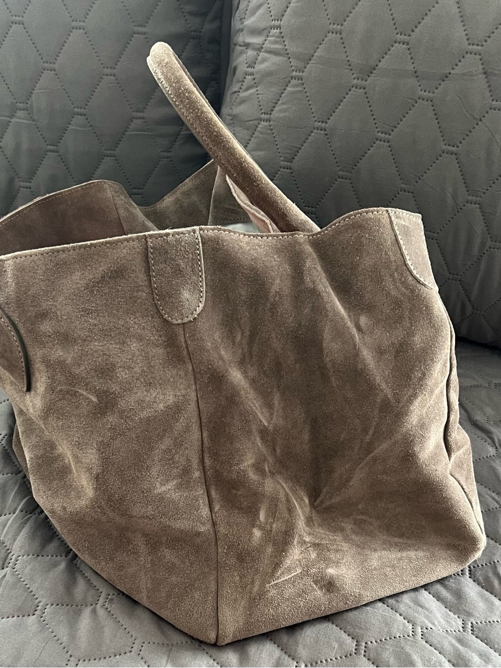 Mark & Graham Elisabetta Suede Slouch Bag - Picture 4 of 12